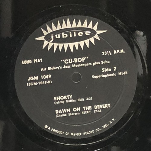 Art Blakey/Jazz Messengers-Cu-Bop-Jubilee 1049-SABU MONO - Imagen 4 de 4