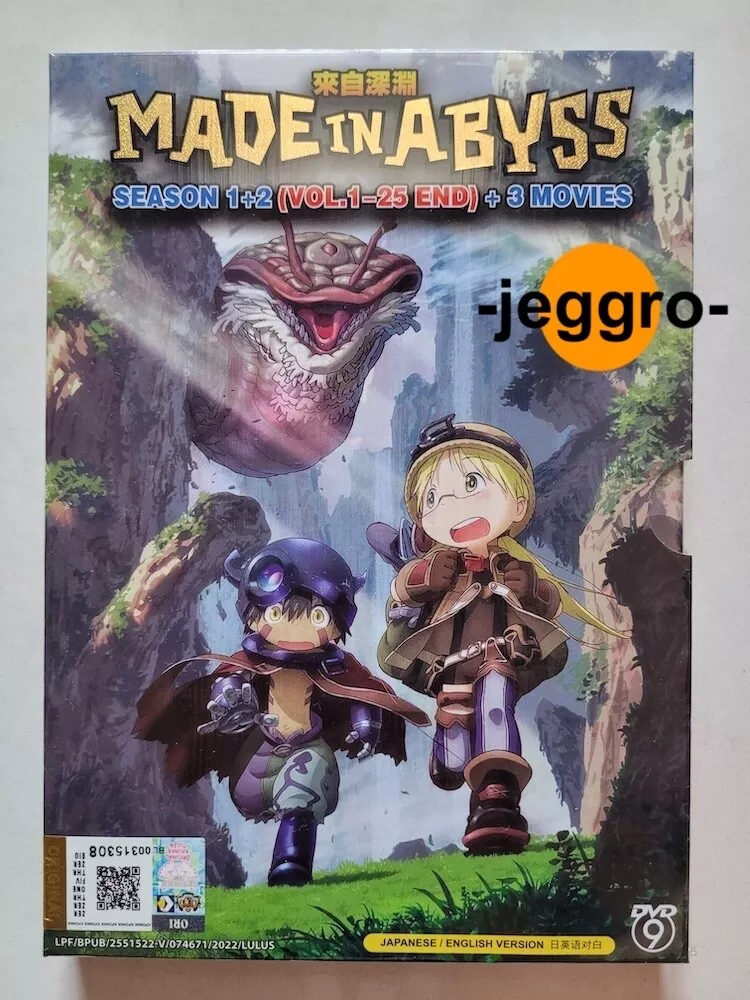 Anime DVD Made in Abyss Season 1+2 + 3 Movies ENGLISH DUB & SUB All Region