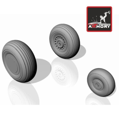 Armory Models AR AW48308 Scale 1:48 A20GBoston wheels late for plastic model kit