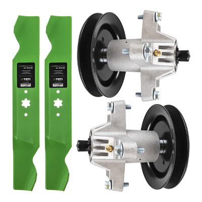 Mower Deck Blades & Spindles Kit for Murray M12538 M115-38 M125-38 M19546 M13538