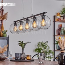 Pendel Leuchten Hänge Lampen Kugelleuchte Wohn Ess Zimmer Beleuchtung Glas Klar