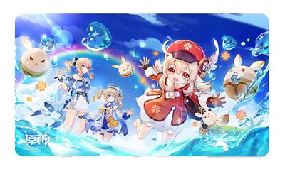 Genshin Impact Insel Abenteuer Mauspad Game Spiel Zocken Merch Desk Mat Office 