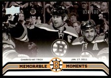 2023-24 BRUINS CENTENNIAL MEMORABLE MOMENTS CENTURY ZDENO CHARA 027/100 #155