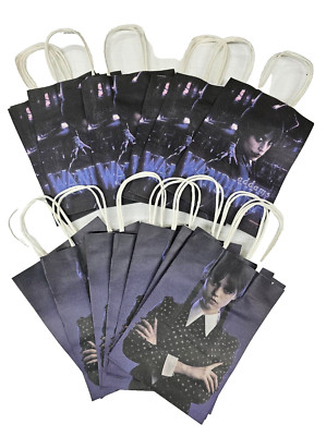 Lot of 16 WANDINHA Addams Family Birthday Party Favor Gift Bags