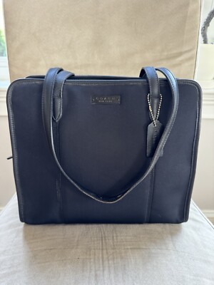 Coach Neoprene Tote Bag Handbag Logo Plate 6206 | eBay