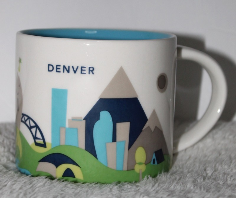 Starbucks 2014 You Are Here Collection Denver Mug 14 fl oz/ 414 ml
