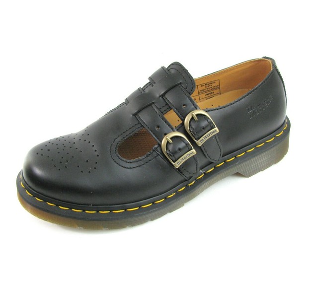 dr martens double buckle mary jane