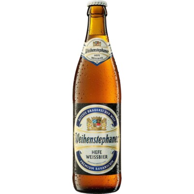 Weihenstephaner Hefeweissbier 0,5l  - Hell mit 5,4% Vol. 20 x 0,5L