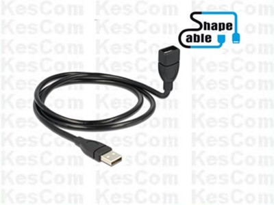 Delock 83500 USB 2.0 Verlängerung A-Stecker auf A-Buchse  ShapeCable 100cm