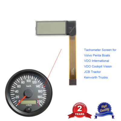 Jcb Display/screen JCB Tractor Boat Tachometer LCD Display for VDO Volvo Penta Gauge LCD ...