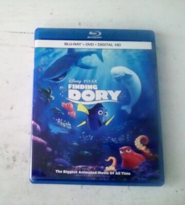 Finding Dory (Blu-ray, 2016) 3 disc set