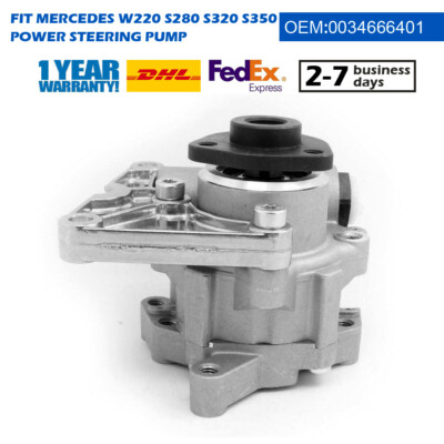 Power Steering Pump Fit For Mercedes Benz W220 S-Class S320 S280  