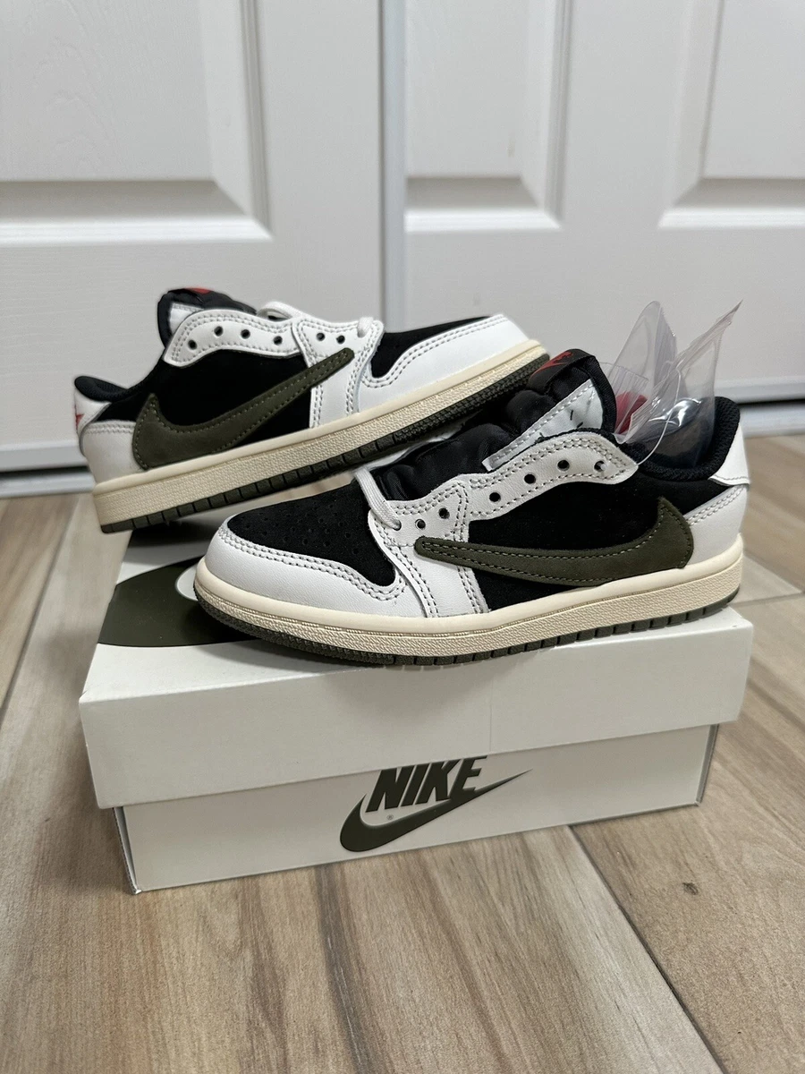 ✅Air Jordan 1 Low OG x Travis Scott PS Olive / DZ5909-106 / Size 12.5C / Fast🚚