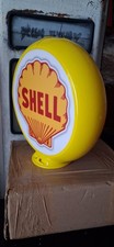 Globo Giallo Shell per Distributore Pompa Benzina Epoca Anni 50 60
