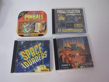LOT OF 4, 2 GAME PINBALL,  1 SPACE INVADERS, 1 DOOM