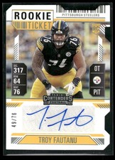 2024 Contenders Troy Fautanu #186 Rookie Ticket Stub Autograph /76