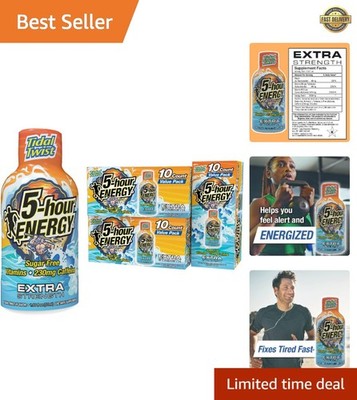 Extra Strength Energy Shot, 30 Count - Sugar-Free Pina Colada 230mg Caffeine