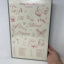 Chappell Roan 'The Midwest Princess Tour' Signed Poster
