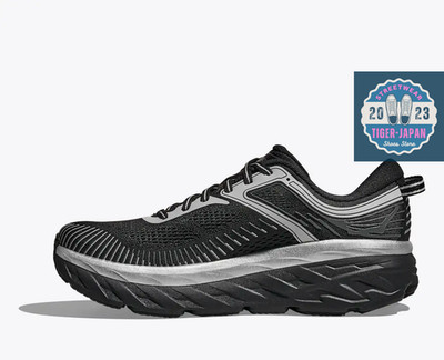 HOKA BONDI 7 1110518 BKSTR Black Stardust Men Unisex Lifestyle Walking Shoes