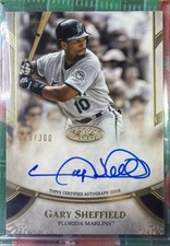 2021 Topps Tier One - Prime Performers Autographs Gary Sheffield #PPA-GSH...