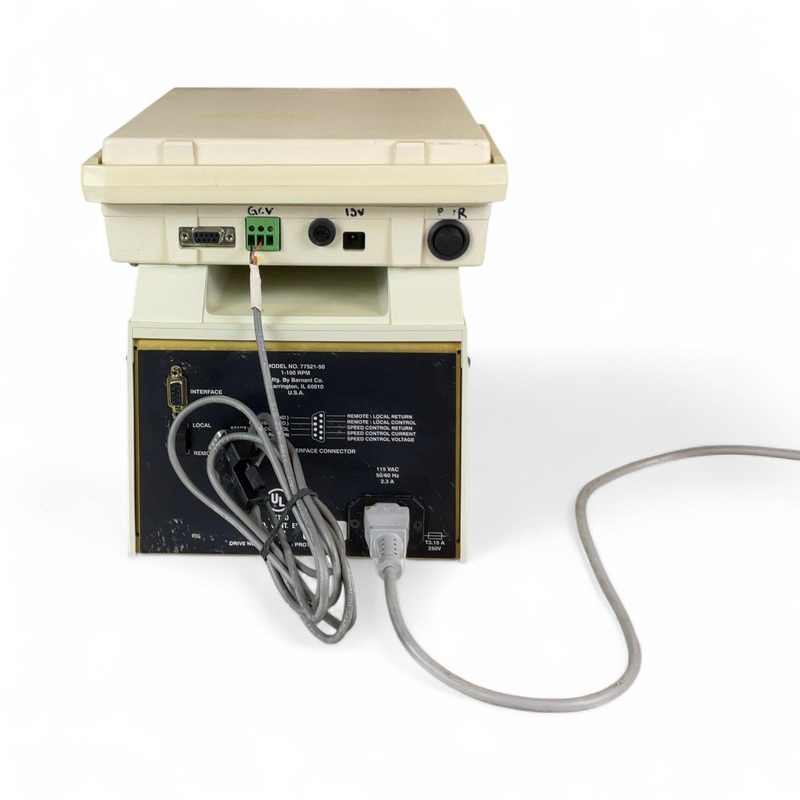 Cole-Parmer Masterflex Console Drive 77521-50 Peristaltic Pump Drive Controller