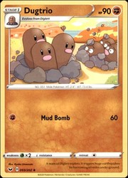 Dugtrio 093/202 Sword & Shield Base Set Uncommon