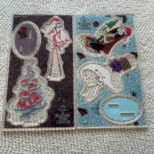 Disney Nightmare Before Xmas Acrylic Stand Set  Jack & Sally, Mint, Blind