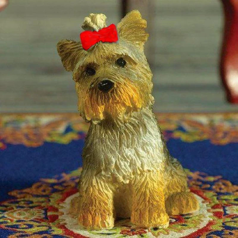 STREETS AHEAD DOLLSHOUSE Boo der Yorkshire Terrier, Puppenhaus, Puppenstube 1:12