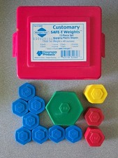 Customary Safe-T Weight Set, 12 Pieces, Classroom Products, Math Home School