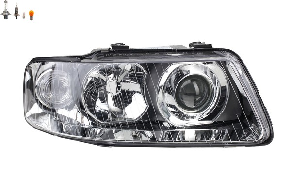 Scheinwerfer Passend FüR Audi A3 8L 09/2000 -05/03 Rechts Mit Leuchtmittel-image