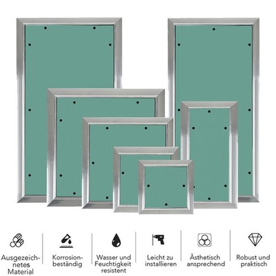 Revisionstüre Wartungsklappe Aluminium Revisionsklappe GK-Einlage Gipskarton DHL