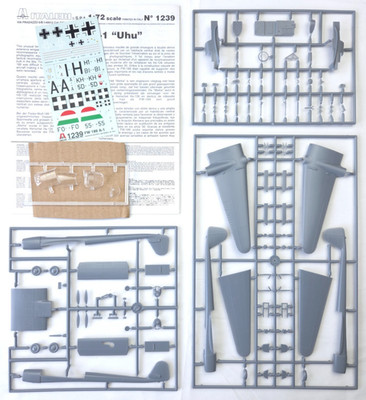 Italeri 1239 1:72 Fw 189 A-1 Uhu vintage 2003 -ar-