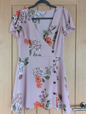 River Island Petite Floral Dress Size 14 Petite to Fit 12/14 Excellent Condition