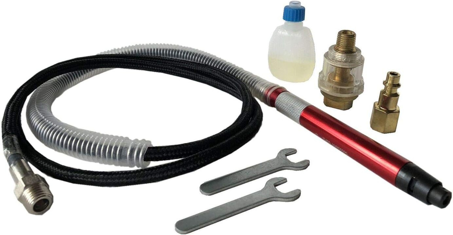 Air Powered Flex Shaft Die Grinder W/Case