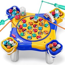 Magnetic Fishing Game for Toddlers 3-5, 70 pcs Fishing Toys for Toddlers 3-5,...