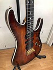Ibanez AZ47P2K Dragoneyeburst used electric guitar with gold hardware, black pickguard, and subtle mahogany finish.