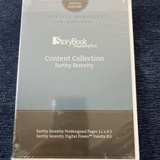 Story Book Creator Plus: Digital Embellishment Kit - Earthy Serenity, CD