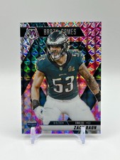 2025 Panini Mosaic Zack Baun Brazil Games Camo Pink #268 Eagles
