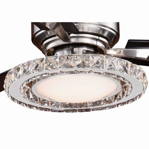 Clara 1-Light Ceiling Fan in Contemporary Style 17 Inches Tall and 52 Inches - Picture 2 of 8