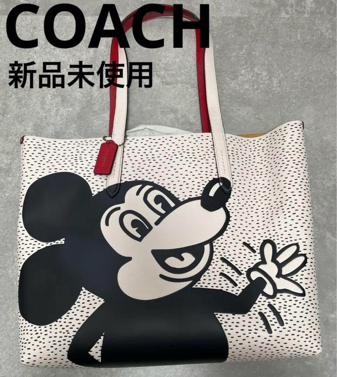 COACH Disney Keith Haring Mickey Mouse Limited Edition Collaboration Tote Bag
