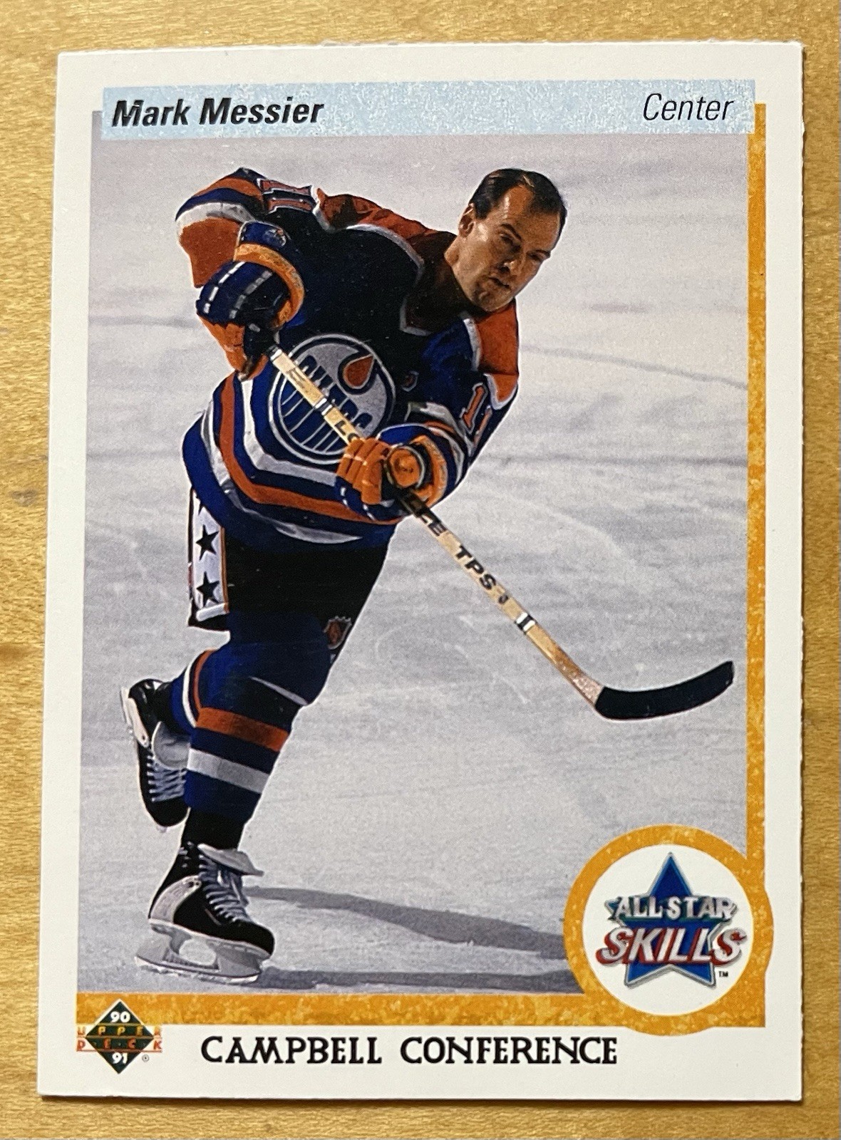 Mark Messier 1990-91 Upper Deck #494 Edmonton Oilers EX-NM