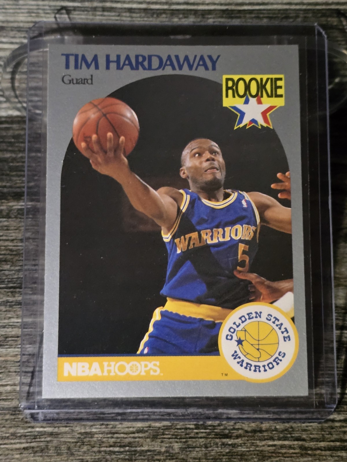 1990-91 NBA Hoops Tim Hardaway #113 ROOKIE - VERY GRADABLE!! 