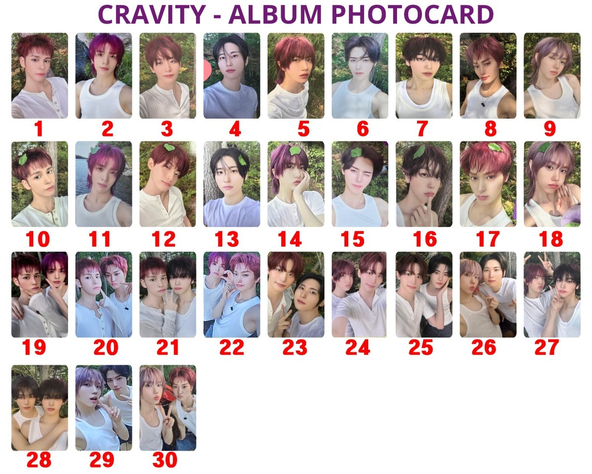 CRAVITY - Dare to Crave : Epilogue Album Official PHOTOCARD KPOP
