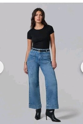 Lola Denim Colette-MDL High Rise Wide Leg Hean, Size 29