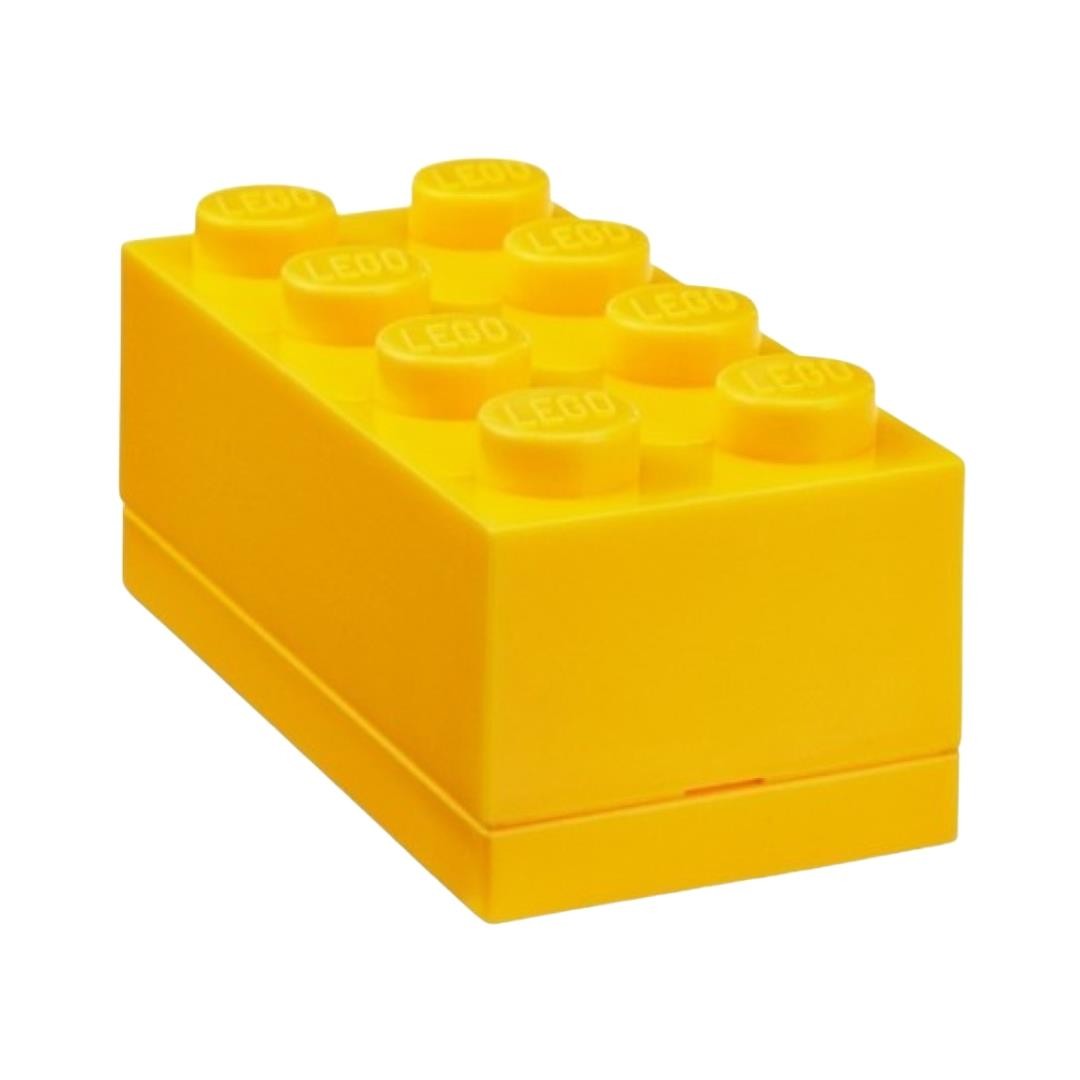 LEGO Mini Box 8 Storage Brick Yellow