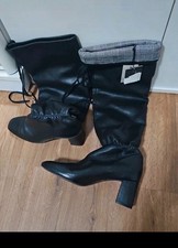 Zara Leder Overknees Stiefel Gr 39uvp 119€