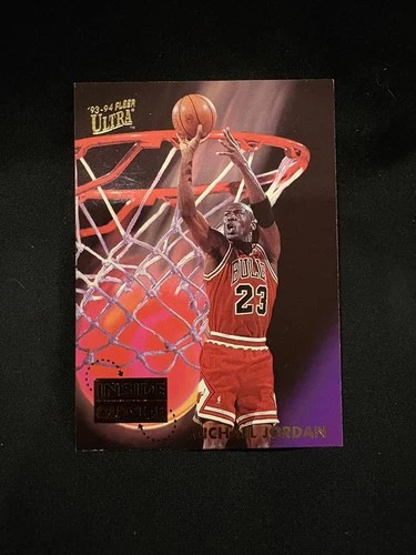 1993-94 Fleer Ultra - Inside Outside Michael Jordan Insert Card