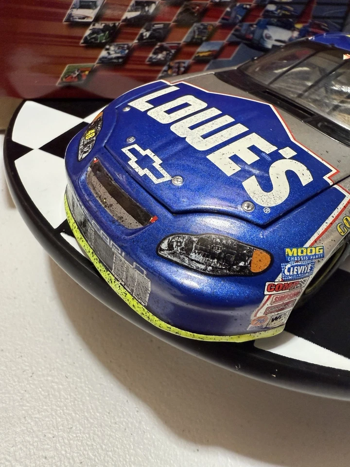 RARE* CUSTOM Jimmie Johnson #48 Lowe’s New Hampshire Win 2003 1:24 Diecast - Image 4 of 4