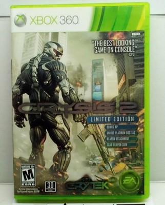 Crysis 2 Limited Edition (Xbox 360, 2011) Complete Tested Working - Free Ship