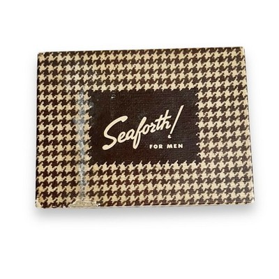 Vintage Rare Seaforth For Men Grooming Kit Brushes and Comb Collectible In Box